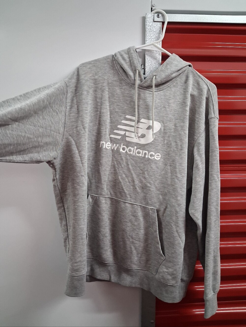 New Balance Grey Hoodie with Logo